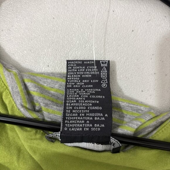 Chelsea & Theodore Two Toned Maxi Dress Size XL Green   Striped Sleeveless New - Picture 7 of 10